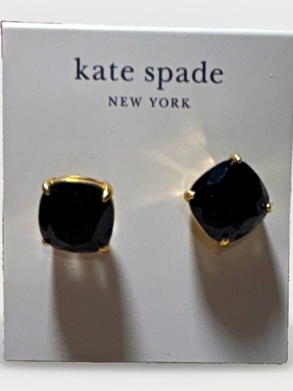 Kate Spade Black Crystal Stud Earrings